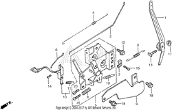 This manual covers the operation and maintenance of the honda lawn mower range. Honda Hr215 Hma Lawn Mower Usa Vin Mzam 6000001 Parts Diagram For Hxa Hma Transmission