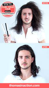How Flat Iron Curl Your Hair How To Curl Your Hair Long Hair Styles Men Flat Iron Curls