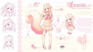 I'm offering two reference sheet commissions! Video Commission Chette Design By Hyanna Natsu On Deviantart Anime Character Design Character Reference Sheet Character Design