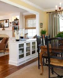 Tear Down Walls To Create Open Floor Plans And Get Built Ins Out Of It Aj Margulis Interiors Hou Half Wall Kitchen Living Room Kitchen Divider Room Remodeling