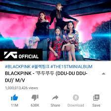 Ddu du ddu du blackpink. 191111 Blackpink S Ddu Du Ddu Du Becomes The First Kpop Group M V To Reach 1 Billion Views Blackpink