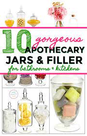 Bathroom apothecary jar ideas varyhomedesign. 10 Gorgeous Apothecary Jar Filler Ideas What To Put In Them For A Lovely Display What Mommy Does