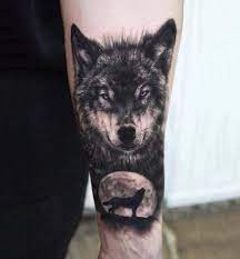 Wolf paw print tattoo silhouette. Pin By Lauren Sinclair On Sleeve Tattoos Wolf Tattoos Wolf Tattoo Design Tattoos