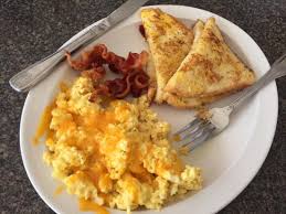 Bimini Bread French Toast Scrambled Eggs With Cheese And Bacon Picture Of Three Daughter Deli Bimini Tripadvisor