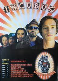 Incubus Light Grenades Uk Tour British Import Promo Poster 24 X 34 Incubus Uk Tours Men Arena