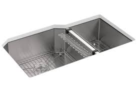 Kohler gowa kohler kitchen dish brush holder, sink caddy, silicone and stainless steel, charcoal. Kohler Strive 902mm Under Mount Sink With No Tap Hole 5282 Na