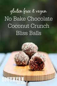Recipe No Bake Chocolate Coconut Crunch Bliss Balls Nut Free Recipes Nut Free Desserts Sugar Free Recipes