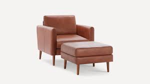 A storage ottoman will provide you with hidden storage space and a place to rest your feet. The Nomad Leather Club Chair With Ottoman Burrow
