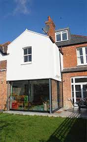 Kitchen Extension From The Garden Love The Idea Of Dditional Floorspace Above Cottage Extension 1930s House Extension Double Storey House