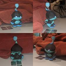 Dark swim chao 3D print :) i modeled and painted it myself! What do u guys  think! : rSonicTheHedgehog