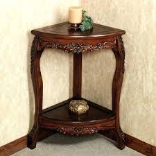 Choosing Triangle Side Table Right Size Corner Table Designs Corner Accent Table Accent Table Decor