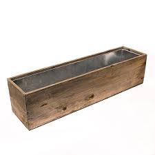White zinc window boxes have a modern stylish contemporary look, lightweight and hard wearing, use in and around home and office with either artificial or live plants. Window Box Flower Boxes Wood Planter Box Decor Box With Removable Zinc Liner Garden Baskets Pots Window Boxes Home Garden