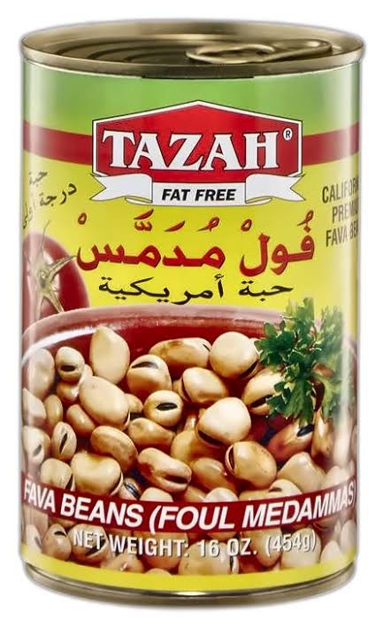 Product Photo: Tazah Fava Beans Foul Medammas 454g