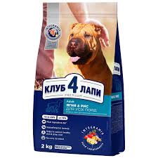 Lamb as the only source of protein. Feed Club 4 Paws Premium Of Lamb Rice For Dogs 2kg Home Delivery From The Store Zakaz Ua