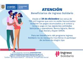 Ir a la opción consulta de giros y beneficiarios en proceso. Prosperidad Social On Twitter Desde Este 24 De Diciembre Los Beneficiarios De Ingresosolidario No Bancarizados Que Reciben A Traves De La Modalidad De Giro Podran Retirar El Octavo Y Noveno Pago Mas