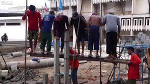 The company will borrow the fund from. Construction Workers In Thailand Youtube