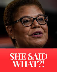 What's your reaction to Karen Bass...