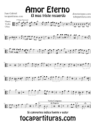 Sheet Music For Viola Etern Love Partitura De Eterno Amor Para Viola En Clave De Do Por Juan Gabriel Version De Roci Partituras Partituras Trompeta Violines