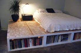 I'd seen some toy storage solutions at ikea that were perfect, so i came up with a way to incorporate them into the design of my diy platform bed with storage….and the result is better than i ever could have imagined. Look Diy Platform Bed With Storage Apartment Therapy
