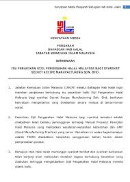 40 141 tykkäystä · 419 puhuu tästä. Jakim Revokes Secret Recipe S Halal Cert