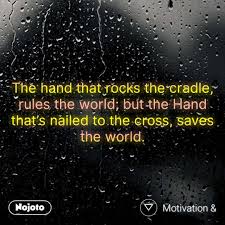 Michael picks it up later on by going downstairs to check on. The Hand That Rocks The Cradle Rules The World B English Poem