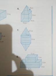 Bank soal matematika smp volume bangun ruang. Hitunglah Luas Permukaan Gabungan Bangun Ruang Berikut Nomor 6 7 8 Dan Pakai Cara Pleasee Brainly Co Id