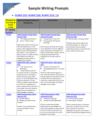 Under the common core standards, fifth graders are expected to use books, periodicals, websites, and other sources to do short research projects. Sample Prompts Ls080315