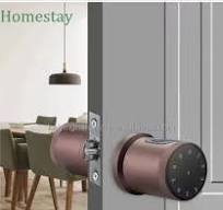 America Hot Sale Smart Door Lock Fingerprint Unlock Silicone Number Keypad  Smart Combination Door Lock