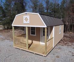 Our lofted cabin is one of our most popular models. H H Portable Buildings 12x24 Lofted Barn Cabin