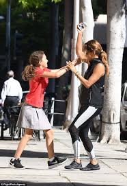 Halle berry is one hot mama. Halle Berry Outside Kimmel With Daughter Nahla La Lipstick Alley