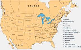 Usa und kanada | rocatama auf der panamerikana / lage von kanada innerhalb nordamerikas und der welt. Schieferlexikon Die Schiefervorkommen Von Neufundland