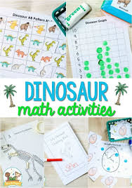 Dinosaur Math Activities For Preschool Pre K Pages Kids Math Activities Preschool Activities Math Activities