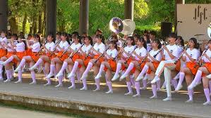 Seven Tuba Pileup during Halftime Show