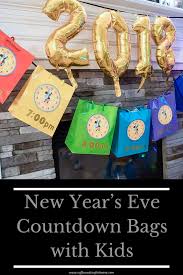 New Year S Eve Countdown Bags With Kids New Year S Eve Countdown New Years Eve New Years Eve Party
