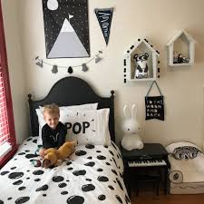 Black And White Childrens Room Black White Kids Bedroom Project Nursery Kids Room Design Kids Bedroom Kids Room Inspiration