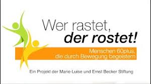 Eng a rolling stone gathers no moss is a proverb. Wer Rastet Der Rostet Menschen 60plus Die Durch Bewegung Begeistern