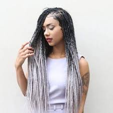 Black And Grey Braids Hairstyles Catface Hair Black Grey Ombre Jumbo Braiding Hair 30 Inches Etsy In 2020 Braid In Hair Extensions Box Braids Hairstyles Jumbo Braiding Hair