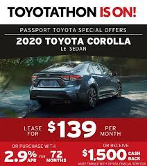 Below are 49 working coupons for toyota finance offers from reliable websites that we have updated for users to get maximum savings. Lease Toyota Corolla For Only 139 Per Month Or Purchase With 2 9 Apr Or Receive 1 500 Cash Back At Passport Toyota Passport Toyota Blog