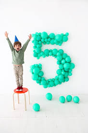 Diy Birthday Decoration Ideas At Home For Baby Boy Giant Balloon Number Diy Party Balloons Birthday Parties Party Themes