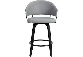 We did not find results for: Doral 26 Dark Gray Faux Leather Swivel Counter Stool In Black Powder Coated Finish And Black Brushed Wood Sadler S Home Furnishings Bar Stools