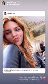 Kendall Jenner podría volver al pelirrojo si su fans se lo piden