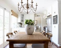 It seats 8 people comfortably when closed and when opened it seats upto 12 people. Breakfast Area Refresh And My New Farmhouse Table