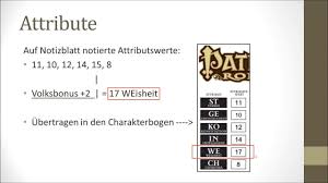 Sammlung von michael kerlin • zuletzt aktualisiert: Pathfinder Charakter Erstellen Schritt 1 Attribute Youtube