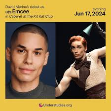 Herzlichen Glückwunsch an David Merino, der heute Abend als Zweitbesetzung  für 'The Emcee' sein BROADWAY-HAUPTDEBÜT in 'Cabaret at the Kit Kat Club'  gibt! : r/Broadway
