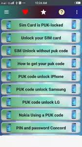 If you type in the code incorrectly 3 times in a row, you need to unblock the code with. Sim Puk Code Apk 10 0 Download For Android Download Sim Puk Code Apk Latest Version Apkfab Com