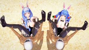 兎田ぺこらxぺこらママ - 愛包ダンスホール【VTuber】SEX版｜俺の3Dエロ動画