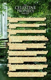 The Celestine Prophecy Insights Love Peace And Harmony Celestine Prophecy Celestine Prophecy