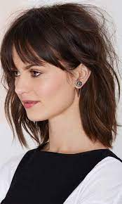 Women's popular bangs hairstyles serve various purposes. 20 Very Best Short To Medium Length Haircuts Short Haircuts Kapsels Haarstijlen Haarstijlen Voor Dun Haar