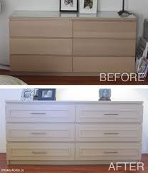 Bild Fran Http Thiswayhome Co Wp Content Uploads 2014 07 Beforeafterikeamalm 560px Jpg Ikea Kommode Makeover Mobelverschonerung Mobel Zum Selbermachen