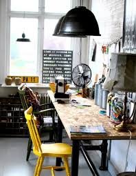 All metal industrial bedroom design. Offices With An Industrial Interior Design Touch